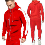 5 colors optional 2019 new brand men's clothing jogging fitness tracksuit men street casual men's suit M-XXL size