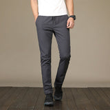 New Men's Casual Pants Autumn Winter Designer Solid Color Plus Size Slim Stretch Pants Men Loose Sweat Pants M~5XL AFK01
